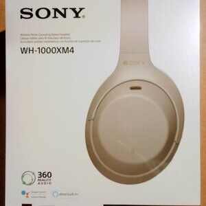 SONY headphones WH -1000XM4/SM, SILVER -New